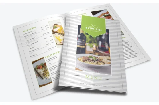 menu dla restauracji szablon projekt graficzn