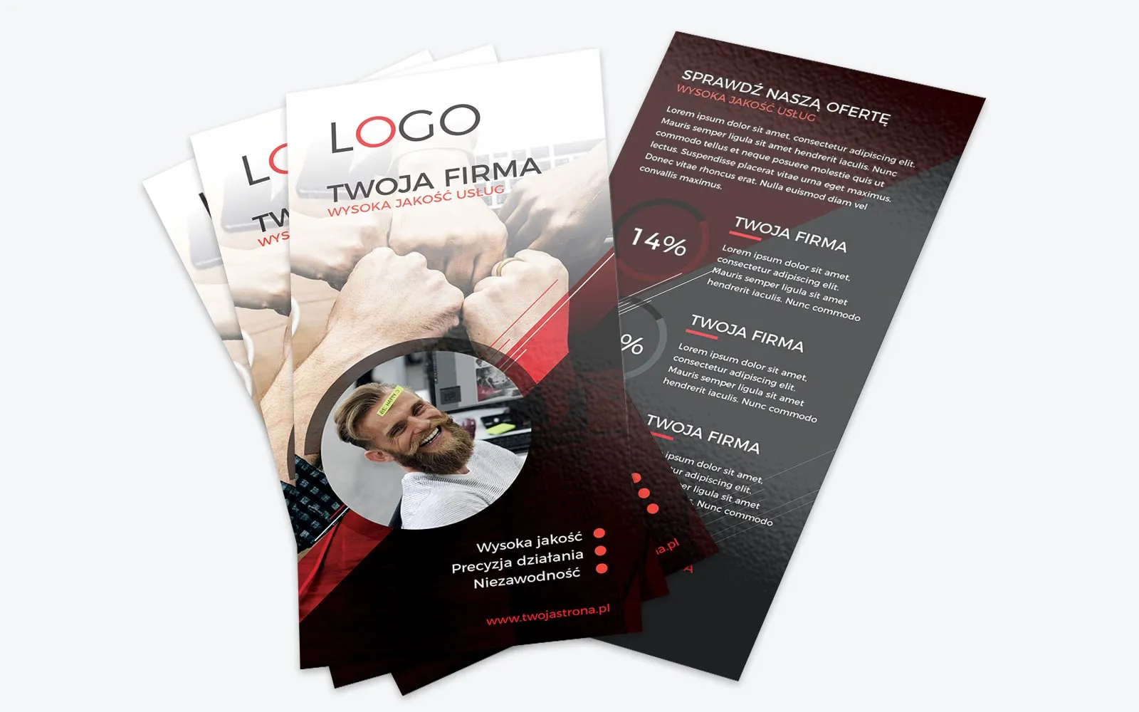 ulotki reklamowe wzory