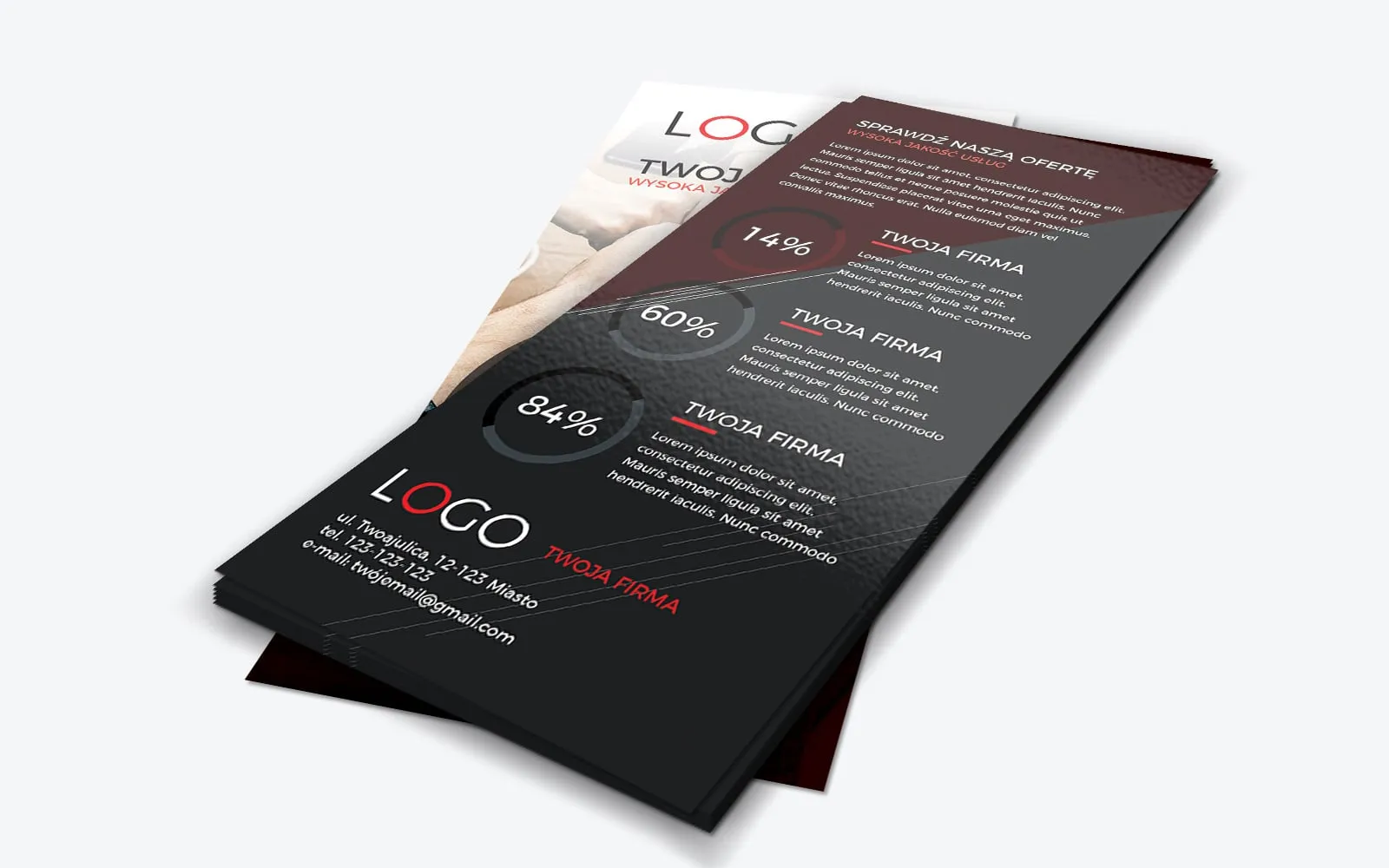 ulotki reklamowe wzory