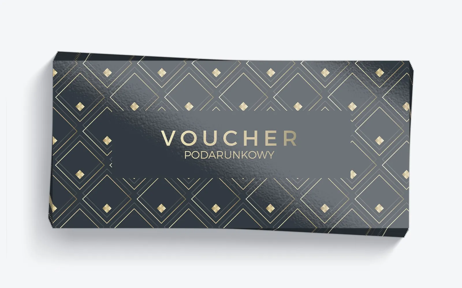 nowoczesny elegancki voucher podarunkowy