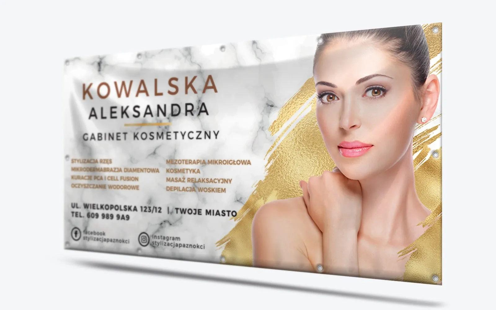 baner gabinet kosmetologiczny