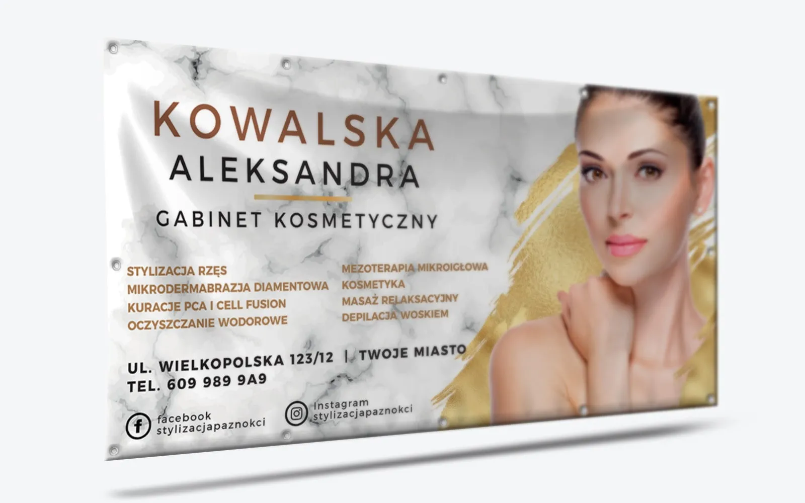 baner gabinet kosmetologiczny