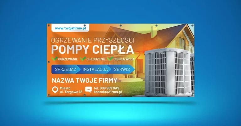 baner instalacja pomp ciepła