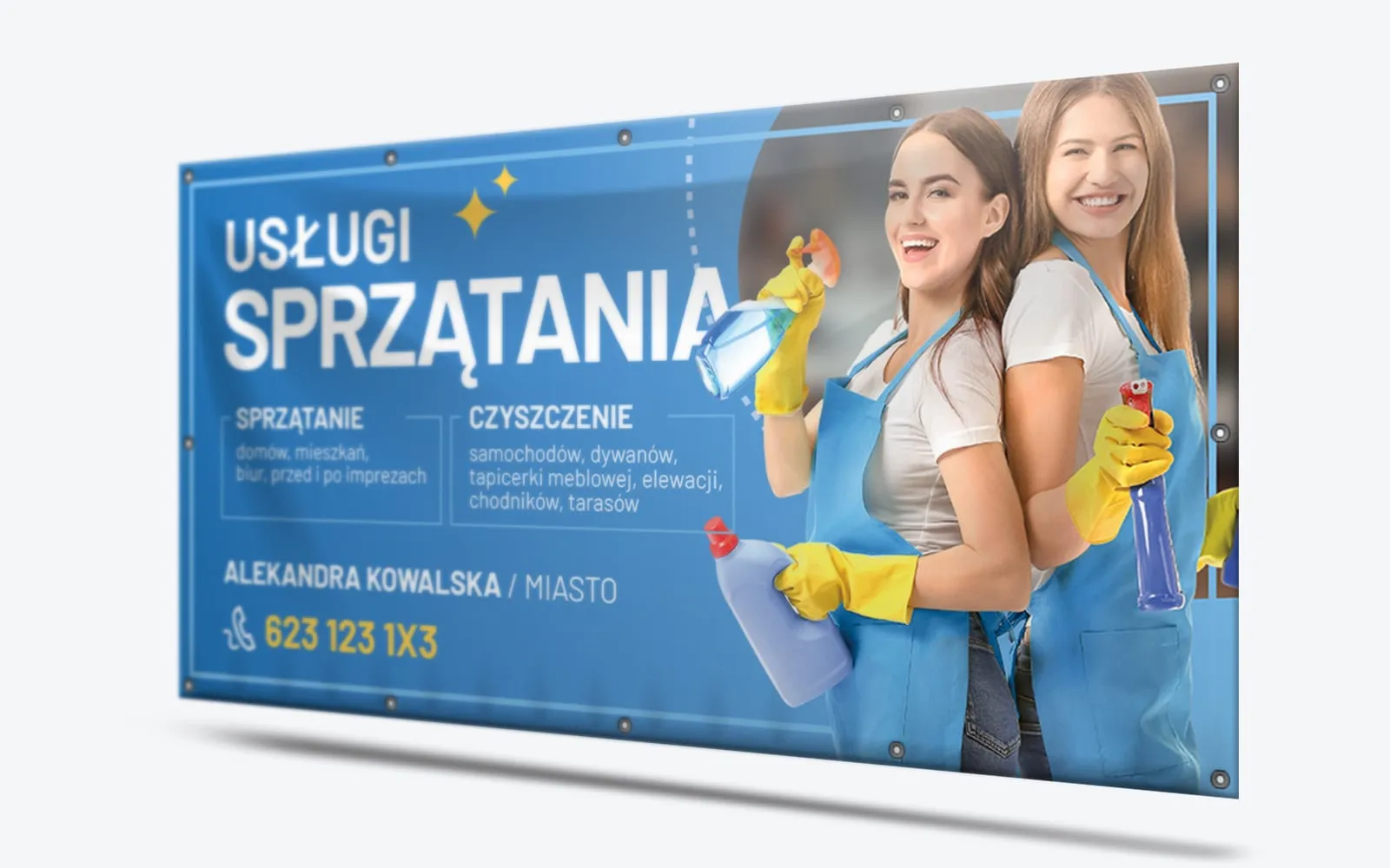 baner reklamowy firma sprzątająca