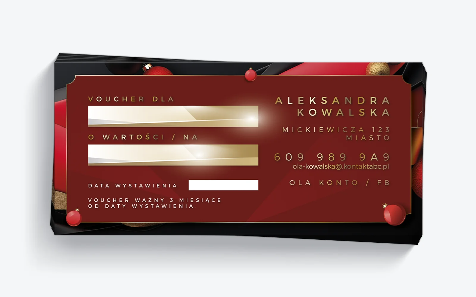voucher świąteczny