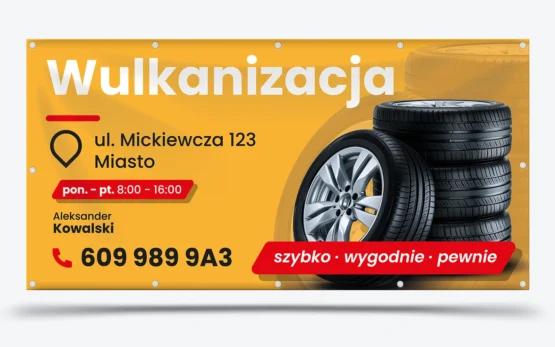 baner wulkanizacja