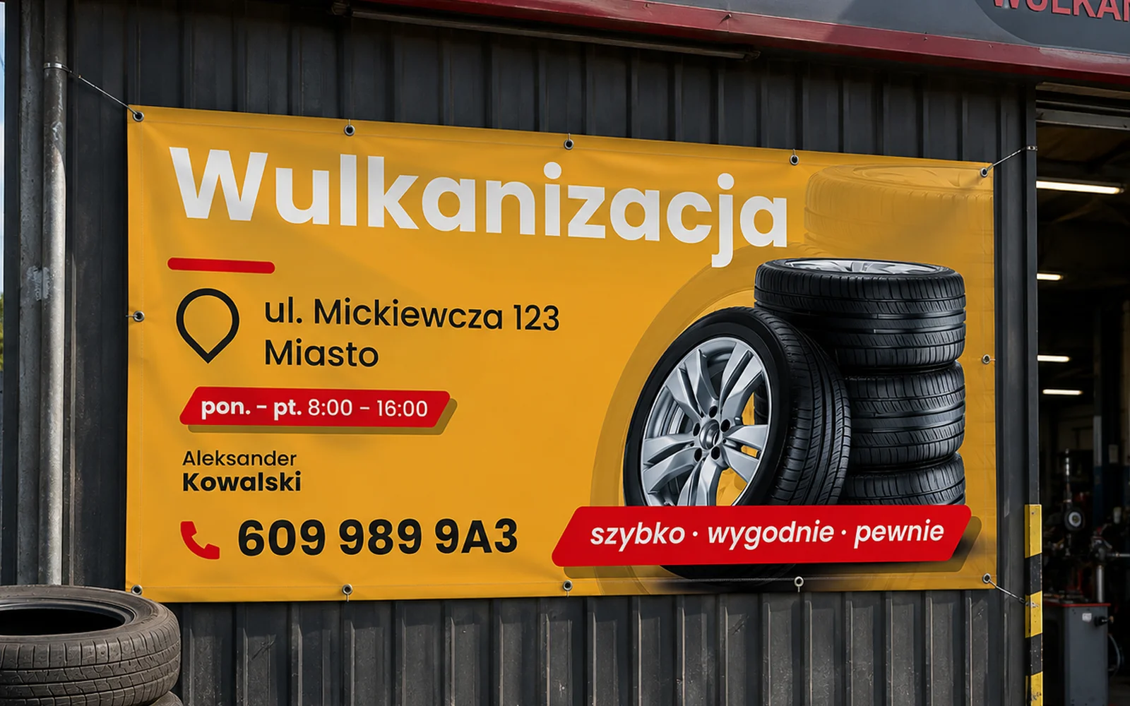 baner wulkanizacja