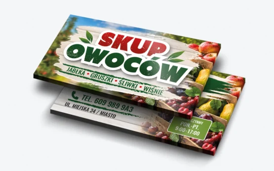 wizytówka skup owoców